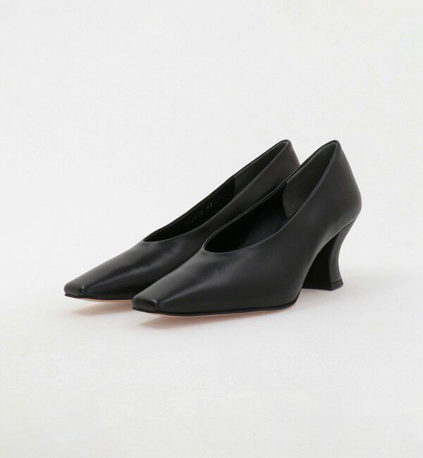 UNITED ARROWS「ポインテッド スクエアトゥ パンプス」|パンプス|