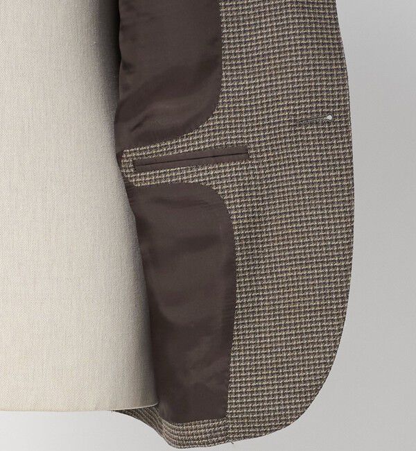 UNITED ARROWS「＜SOVEREIGN＞バスケットチェック ハンドライン シングル 3ボタン テーラードジャケット」|テーラードジャケット|