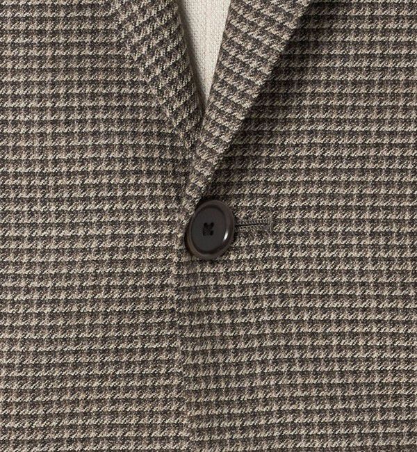 UNITED ARROWS「＜SOVEREIGN＞バスケットチェック ハンドライン シングル 3ボタン テーラードジャケット」|テーラードジャケット|