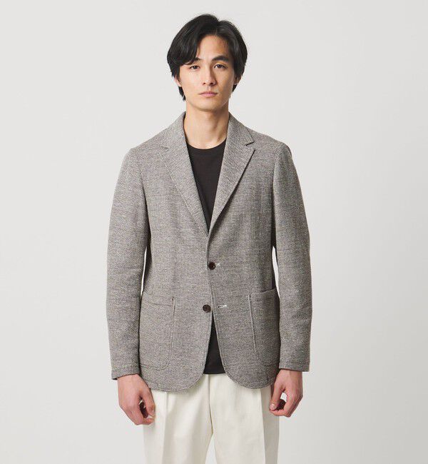 UNITED ARROWS「ハウンドトゥース シングル 2ボタン テーラードジャケット T-MODEL」|テーラードジャケット|