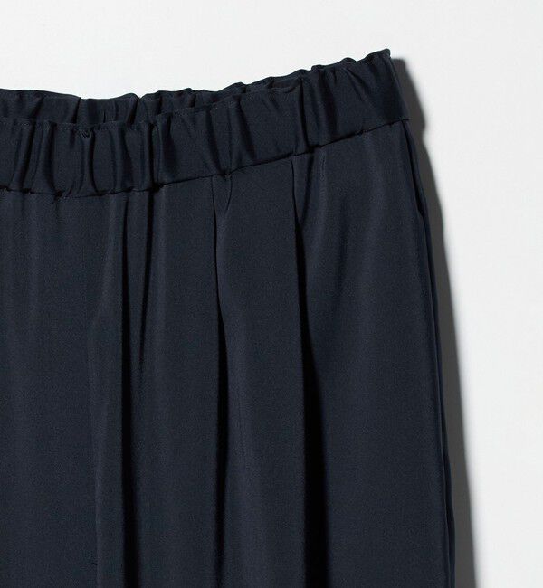 UNITED ARROWS「クリーン サテン ワイドパンツ ‐ウォッシャブル‐」|チノ|