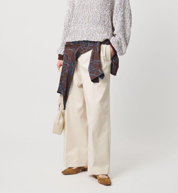 UNITED ARROWS「チノ ワイドパンツ」|チノ|NATURAL