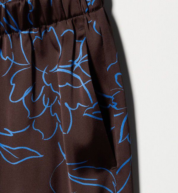 UNITED ARROWS「アブストラクトフラワー パンツ ‐ウォッシャブル‐」|チノ|