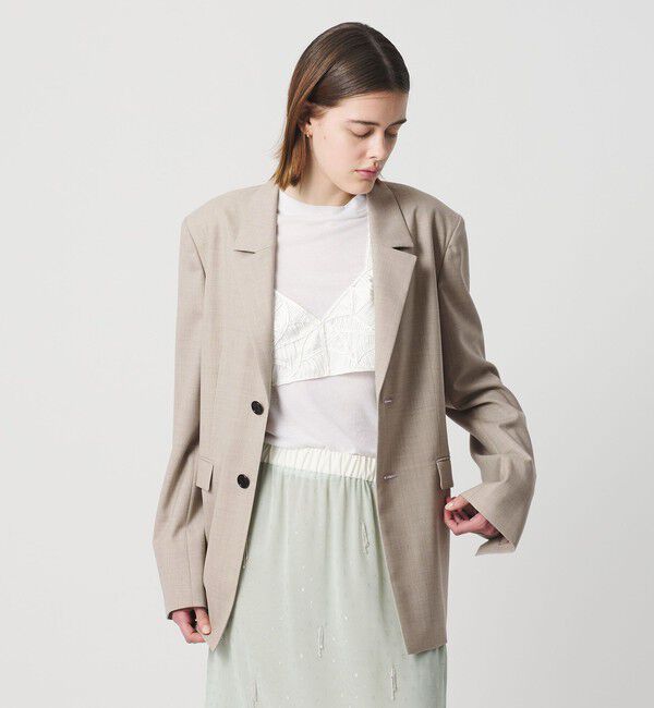 AEWEN MATOPH「＜AEWEN MATOPH＞パワーショルダー 2B ジャケット」|テーラードジャケット|