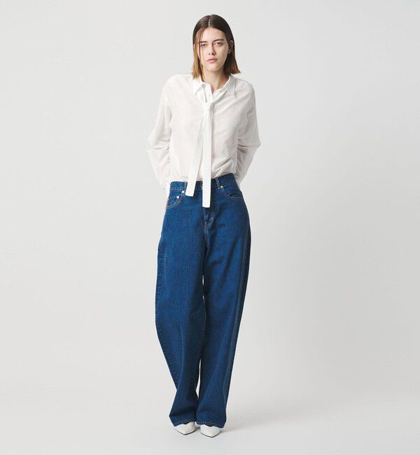 AEWEN MATOPH「＜AEWEN MATOPH＞コットンシルク ボウタイシャツ ‐ ウォッシャブル ‐」|シャツ・ブラウス|