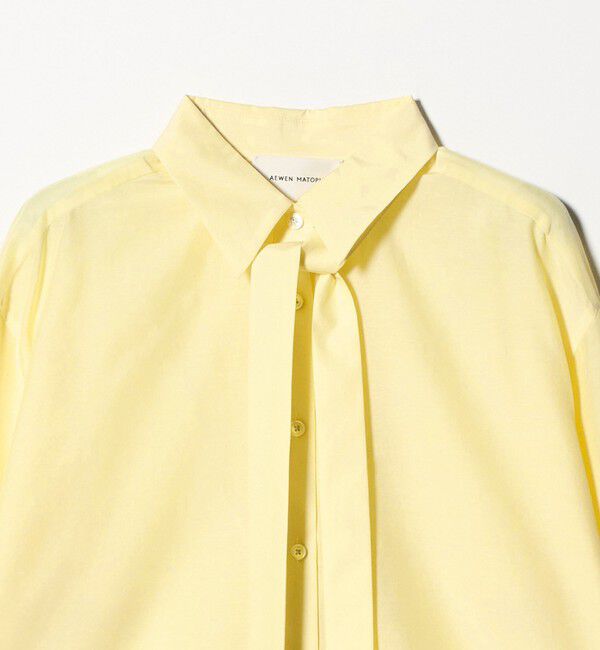 AEWEN MATOPH「＜AEWEN MATOPH＞コットンシルク ボウタイシャツ ‐ ウォッシャブル ‐」|シャツ・ブラウス|