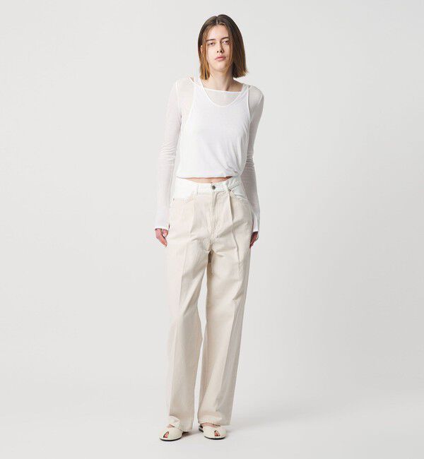 AEWEN MATOPH「＜AEWEN MATOPH＞イレギュラーレイヤード ロングスリーブカットソー ‐2WAY‐」|Tシャツ・カットソー|