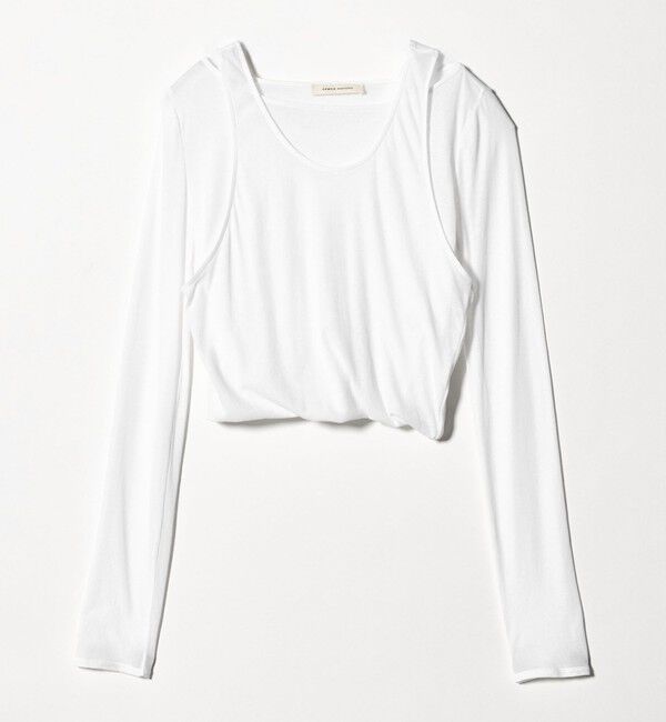 AEWEN MATOPH「＜AEWEN MATOPH＞イレギュラーレイヤード ロングスリーブカットソー ‐2WAY‐」|Tシャツ・カットソー|