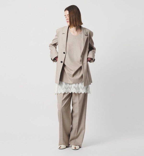 AEWEN MATOPH「＜AEWEN MATOPH＞ダブルタックワイドパンツ」|チノ|