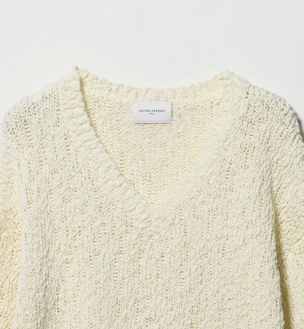 UNITED ARROWS「カラーミックス Vネックニット」|ニット・セーター|