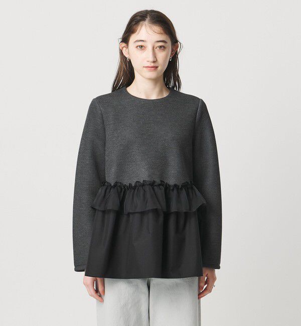 UNITED ARROWS「ペプラムフリル カットソー」|Tシャツ・カットソー|