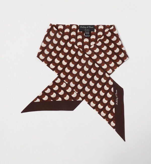 UNITED ARROWS「＜HOLLIDAY＆BROWN＞サークル プリント ストール」|マフラー|