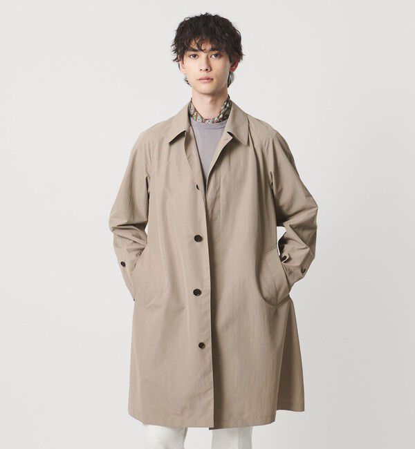 UNITED ARROWS「ポリエステル タフタ パッカブル ライト バルマカーンコート　撥水」|ステンカラーコート|