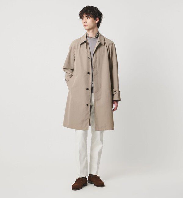 UNITED ARROWS「ポリエステル タフタ パッカブル ライト バルマカーンコート　撥水」|ステンカラーコート|