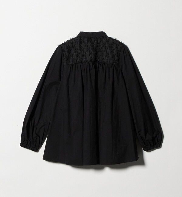 UNITED ARROWS「コンビ ギャザー ブラウス」|シャツ・ブラウス|