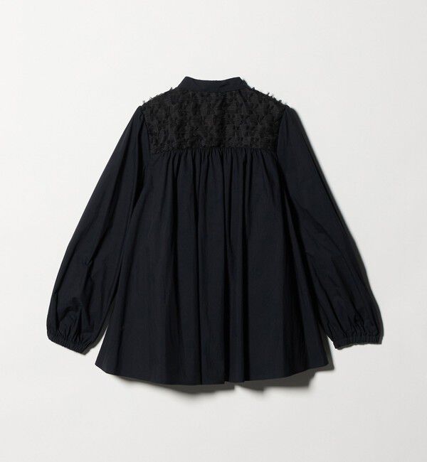 UNITED ARROWS「コンビ ギャザー ブラウス」|シャツ・ブラウス|