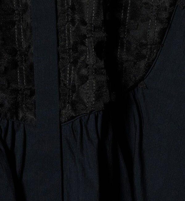 UNITED ARROWS「コンビ ギャザー ブラウス」|シャツ・ブラウス|