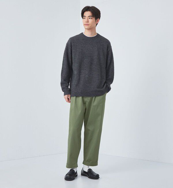 UNITED ARROWS green label relaxing「【別注】【WEB限定】＜3/2 WORKS＞GLR 2プリーツ チノパンツ」|チノ|