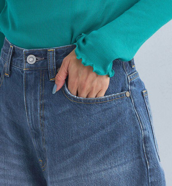 UNITED ARROWS green label relaxing「［size SHORT/TALLあり］ワイド デニム パンツ」|デニム|