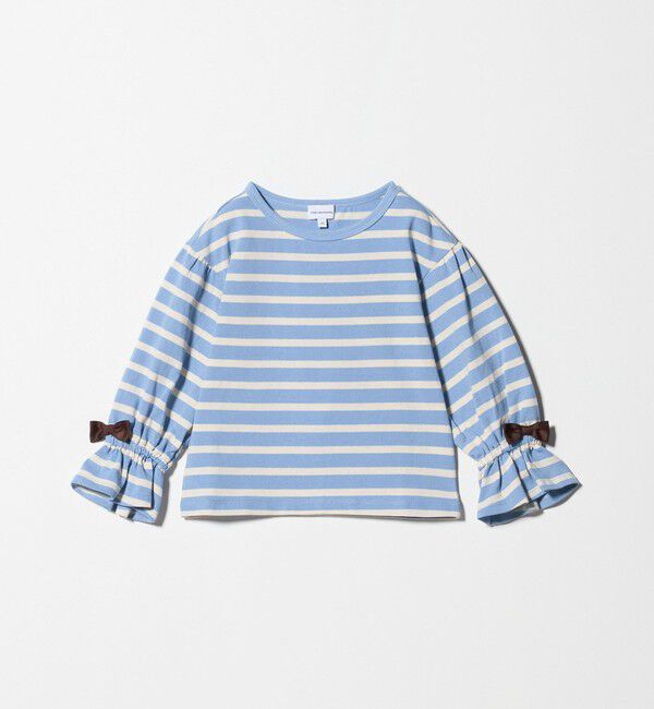 UNITED ARROWS green label relaxing「ボーダー キャンディスリーブ Tシャツ / キッズ  100cm-160cm◎」|Tシャツ・カットソー|