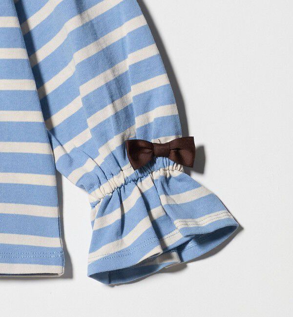 UNITED ARROWS green label relaxing「ボーダー キャンディスリーブ Tシャツ / キッズ  100cm-160cm◎」|Tシャツ・カットソー|