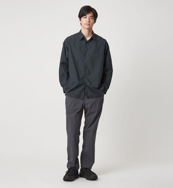 UNITED ARROWS green label relaxing「ナイロン コットン スクエア シャツ」|シャツ・ブラウス|