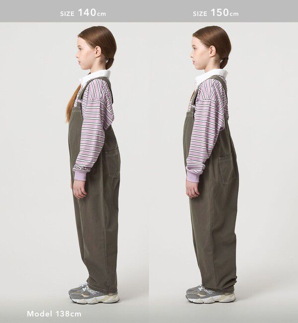 UNITED ARROWS green label relaxing「バレル サロペット / キッズ  120cm-160cm」|ワンピース|