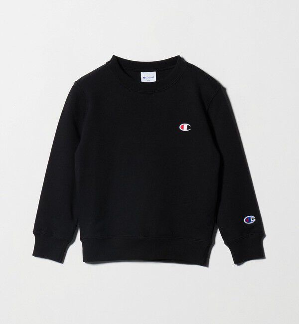 UNITED ARROWS green label relaxing「＜Champion＞クルーネック スウェットシャツ  / トレーナー / キッズ 110cm-130cm」|スウェット・ジャージ|BLACK