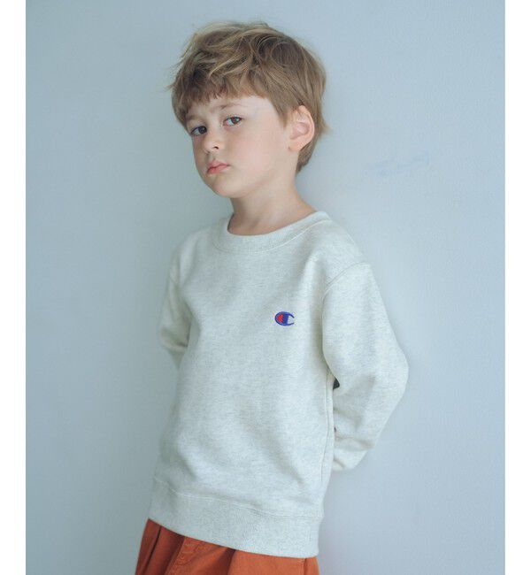 UNITED ARROWS green label relaxing「＜Champion＞クルーネック スウェットシャツ  / トレーナー / キッズ 110cm-130cm」|スウェット・ジャージ|NATURAL