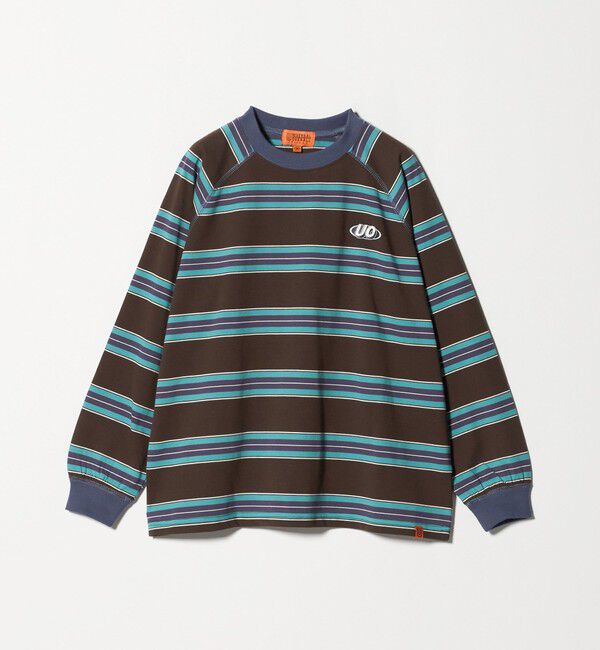 UNITED ARROWS green label relaxing「【別注】＜UNIVERSAL OVERALL＞ボーダー プルオーバー / キッズ  140cm-160cm」|Tシャツ・カットソー|