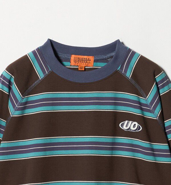 UNITED ARROWS green label relaxing「【別注】＜UNIVERSAL OVERALL＞ボーダー プルオーバー / キッズ  140cm-160cm」|Tシャツ・カットソー|