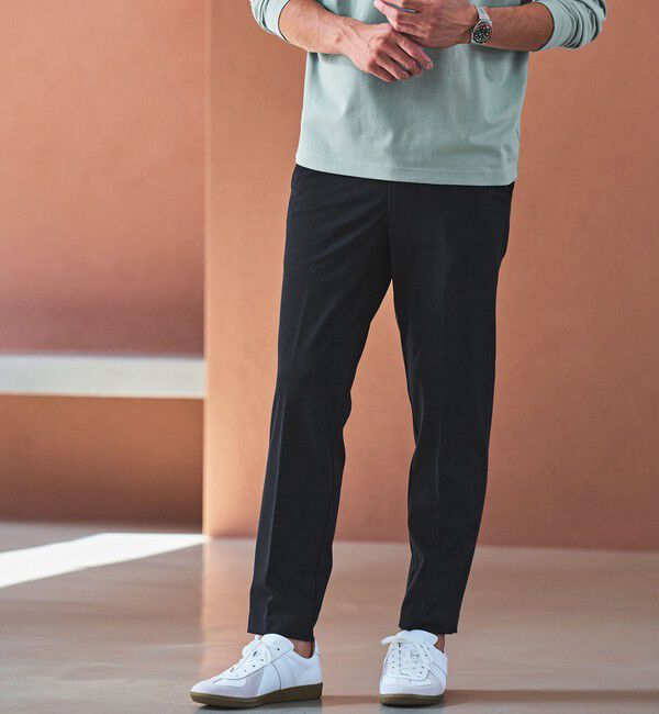 UNITED ARROWS green label relaxing「【WEB限定】JUST fit ジャージ イージースラックス パンツ」|その他|NAVY