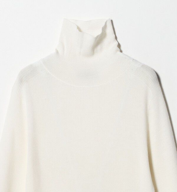 UNITED ARROWS green label relaxing「ウール シアー リブ タートルネック ニット ウォッシャブル」|ニット・セーター|