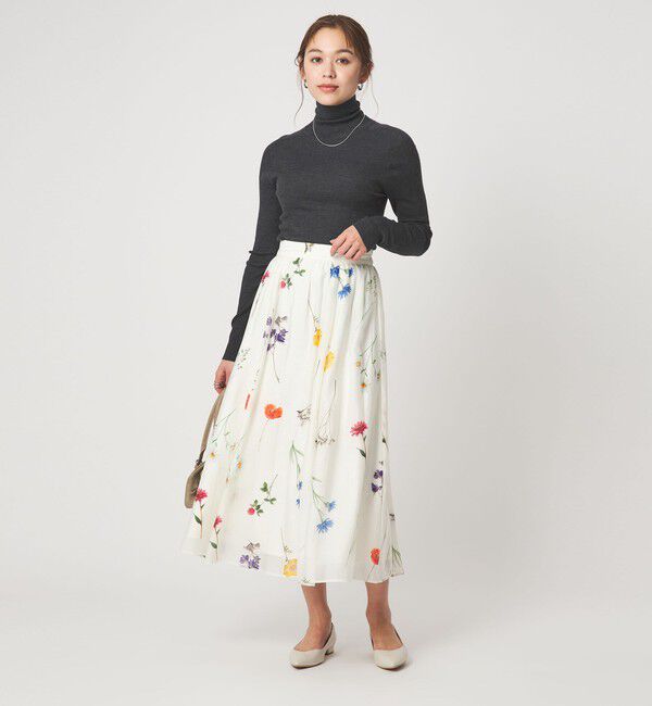 UNITED ARROWS green label relaxing「ウール シアー リブ タートルネック ニット ウォッシャブル」|ニット・セーター|