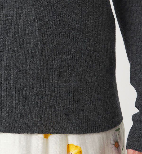 UNITED ARROWS green label relaxing「ウール シアー リブ タートルネック ニット ウォッシャブル」|ニット・セーター|