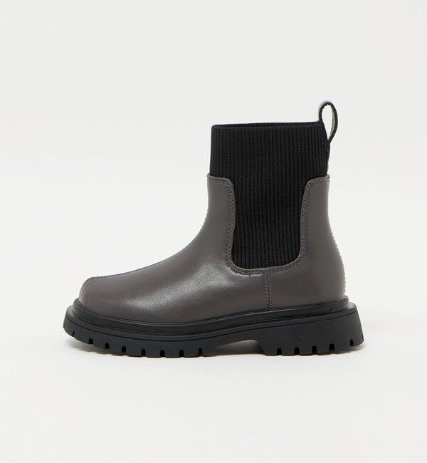 UNITED ARROWS green label relaxing「ストレッチ リブ ショートブーツ / キッズ  17cm-23cm」|ロングブーツ|