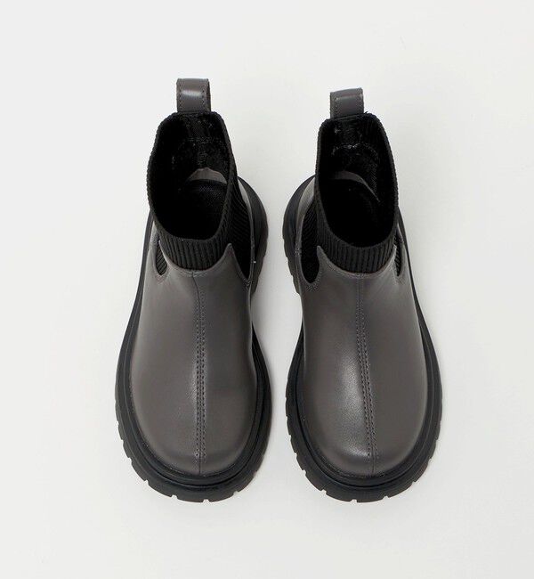 UNITED ARROWS green label relaxing「ストレッチ リブ ショートブーツ / キッズ  17cm-23cm」|ロングブーツ|