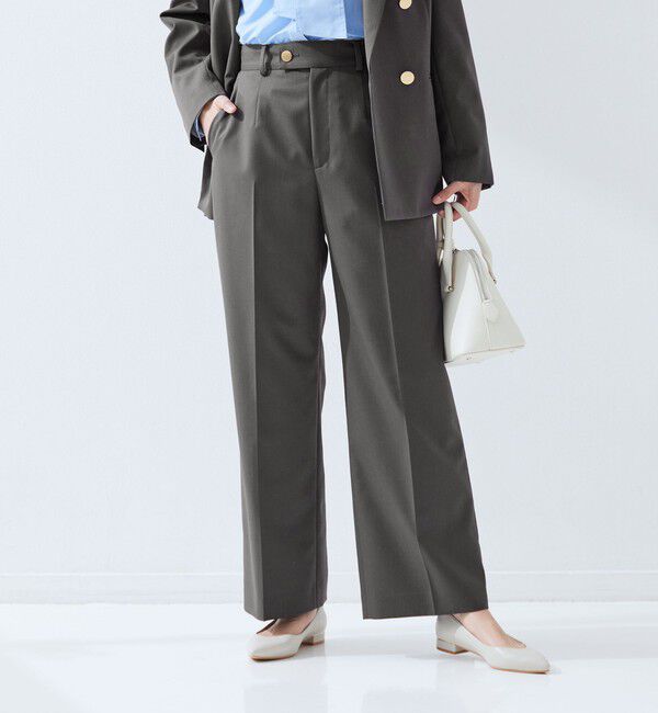 UNITED ARROWS green label relaxing「［size SHORT/TALLあり］Greed グリード ストレート パンツ ウォッシャブル」|スラックス|