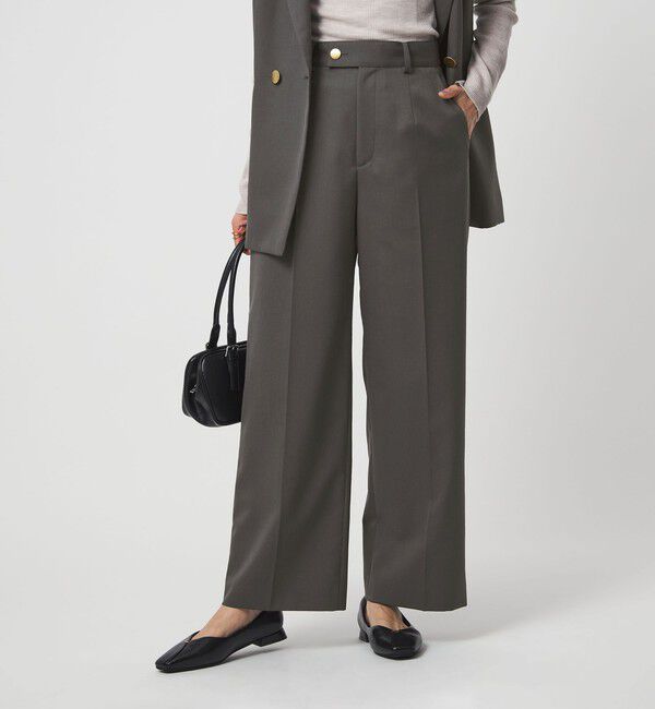 UNITED ARROWS green label relaxing「［size SHORT/TALLあり］Greed グリード ストレート パンツ ウォッシャブル」|スラックス|