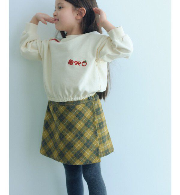 UNITED ARROWS green label relaxing「チェーンステッチ 裏毛プルオーバー / トレーナー100cm-160cm」|Tシャツ・カットソー|OFF WHITE