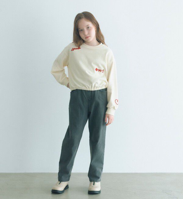 UNITED ARROWS green label relaxing「チェーンステッチ 裏毛プルオーバー / トレーナー100cm-160cm」|Tシャツ・カットソー|