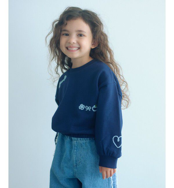 UNITED ARROWS green label relaxing「チェーンステッチ 裏毛プルオーバー / トレーナー100cm-160cm」|Tシャツ・カットソー|