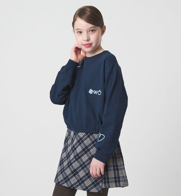 UNITED ARROWS green label relaxing「チェーンステッチ 裏毛プルオーバー / トレーナー100cm-160cm」|Tシャツ・カットソー|