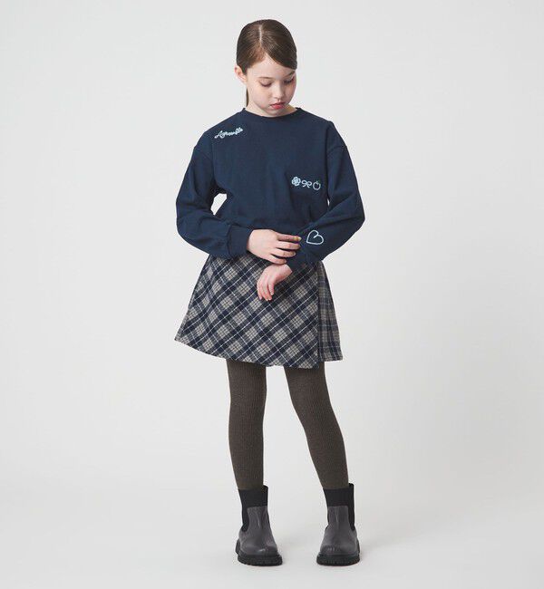 UNITED ARROWS green label relaxing「チェーンステッチ 裏毛プルオーバー / トレーナー100cm-160cm」|Tシャツ・カットソー|