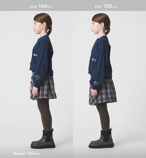 UNITED ARROWS green label relaxing「チェーンステッチ 裏毛プルオーバー / トレーナー100cm-160cm」|Tシャツ・カットソー|