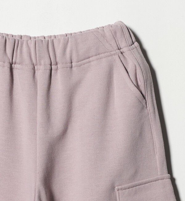 UNITED ARROWS green label relaxing「裏毛 ワイドカーゴパンツ（ライトピンク）/ キッズ  100cm-160cm」|チノ|