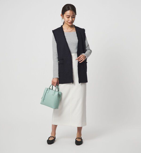 UNITED ARROWS green label relaxing「［size SHORTあり］ライト ツイードライク ジレ」|ベスト・ジレ|