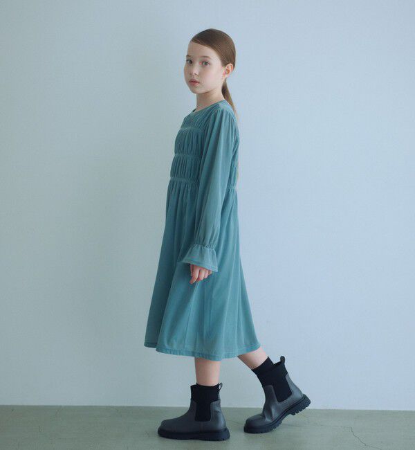 UNITED ARROWS green label relaxing「シャーリング ワンピース / キッズ  110cm-160cm」|ワンピース|