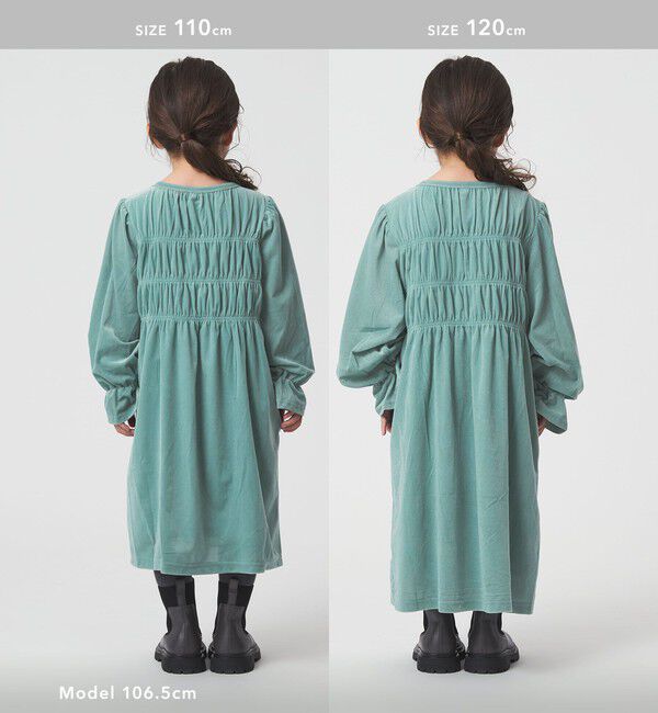 UNITED ARROWS green label relaxing「シャーリング ワンピース / キッズ  110cm-160cm」|ワンピース|