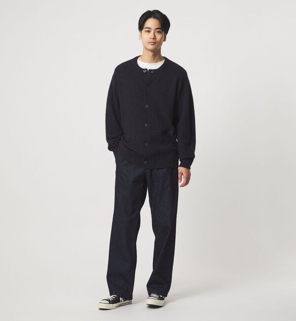 UNITED ARROWS green label relaxing「アルパカ ブレンド クルーネック カーディガン」|カーディガン|